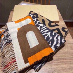 Replica Burberry Double-sided Letter Logo Check Cashmere Wool Shawl 30 x 180 orange Replica Burberry Double-sided Letter Logo Check Cashmere Wool Shawl 30 x 180 orange