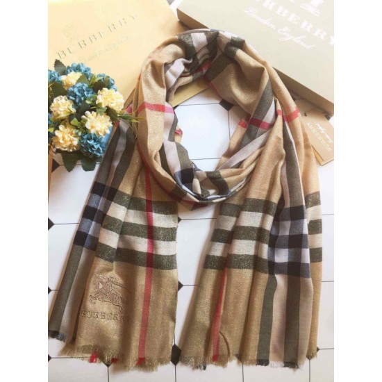 Fake Burberry bling lurex cashmere Shawl 90 x 200 Replica