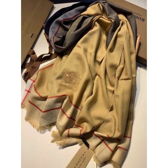 Fake Burberry bling lurex cashmere Shawl 90 x 200 Replica
