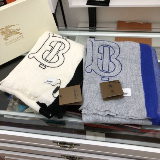 Fake Burberry BT Cashmere Shawl 50 x 185 Replica