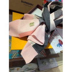 Replica Burberry classic large Check cashmere Shawl 60 x 180 Pink