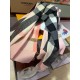 Replica Burberry classic large Check cashmere Shawl 60 x 180 Pink