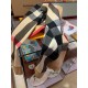 Replica Burberry classic large Check cashmere Shawl 60 x 180 Brown