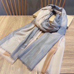 Replica Burberry classic horse embroidery check cashmere scarf 100 x 200