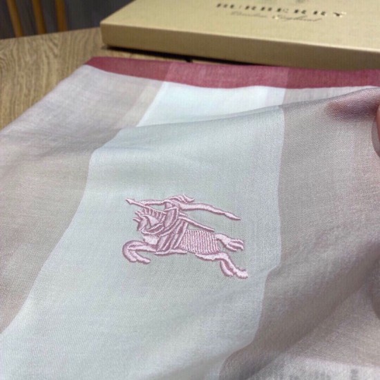 Replica Burberry classic horse embroidery check cashmere scarf 100 x 200