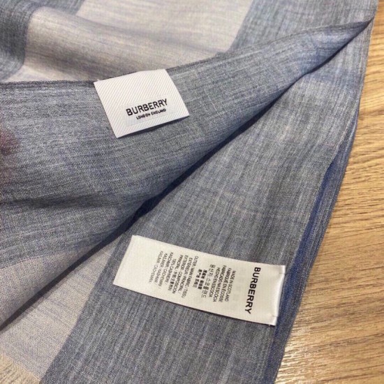 Replica Burberry classic horse embroidery check cashmere scarf 100 x 200