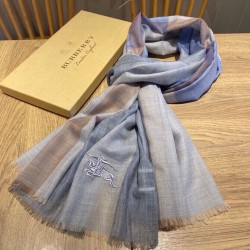 Replica Burberry classic horse embroidery check cashmere scarf 100 x 200
