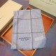 Replica Burberry Lurex Thread Color Block Check Cashmere Scarf 90 x 200