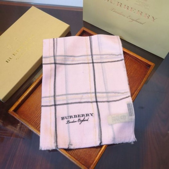 Replica Burberry Lurex Thread Color Block Check Cashmere Scarf 90 x 200