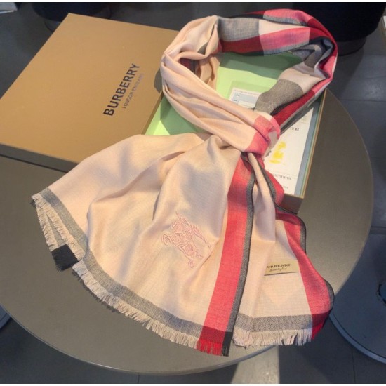 Fake Burberry classic check diamond pattern cashmere Shawl 70 x 200 Replica