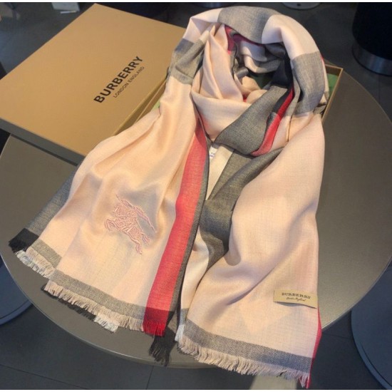Fake Burberry classic check diamond pattern cashmere Shawl 70 x 200 Replica