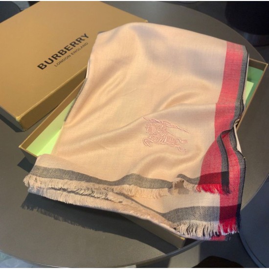 Fake Burberry classic check diamond pattern cashmere Shawl 70 x 200 Replica
