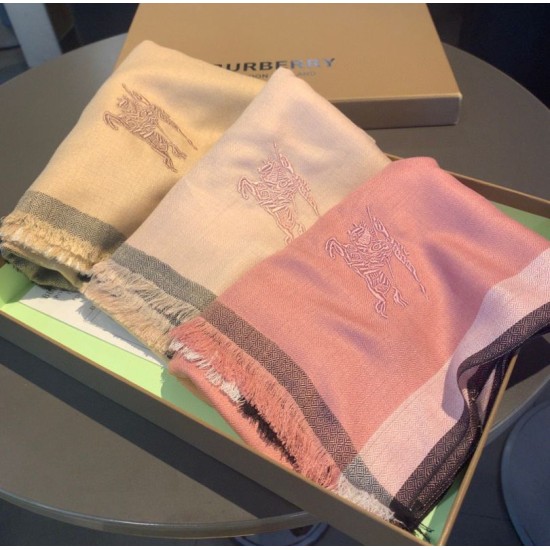 Fake Burberry classic check diamond pattern cashmere Shawl 70 x 200 Replica