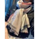 Fake Burberry classic check diamond pattern cashmere Shawl 70 x 200 Replica