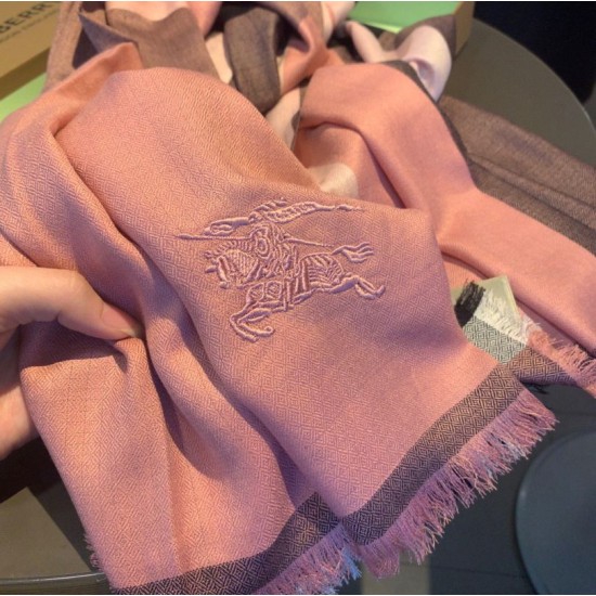 Fake Burberry classic check diamond pattern cashmere scarf 70 x 200 Replica