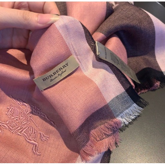 Fake Burberry classic check diamond pattern cashmere scarf 70 x 200 Replica
