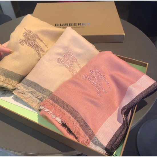 Fake Burberry classic check diamond pattern cashmere scarf 70 x 200 Replica