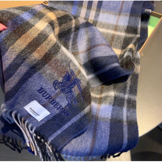 Fake Burberry cashmere and wool blend Shawl 32 x 200 Replica