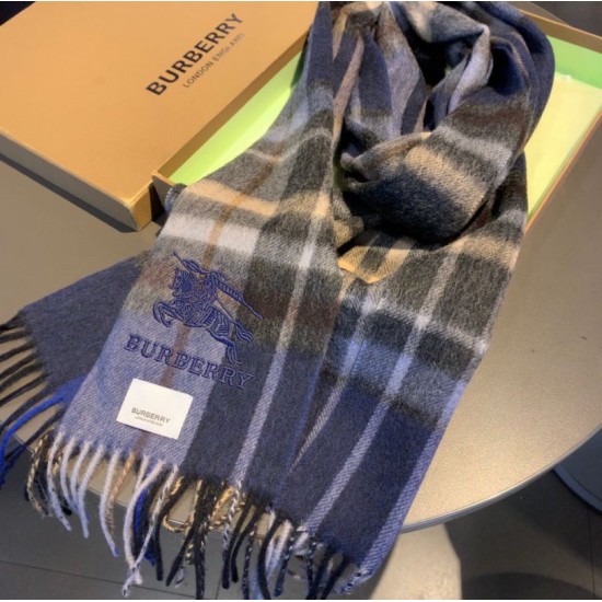 Fake Burberry cashmere and wool blend Shawl 32 x 200 Replica