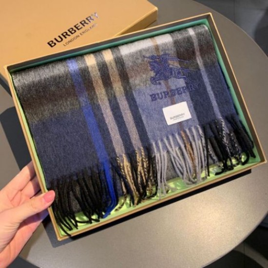 Fake Burberry cashmere and wool blend Shawl 32 x 200 Replica