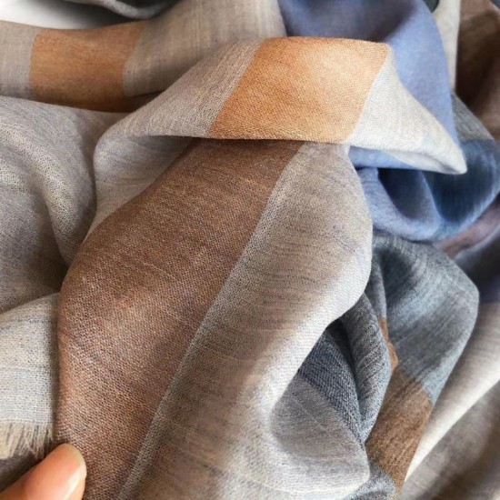Replica Burberry classic horse embroidery check cashmere scarf 100 x 200