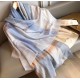Replica Burberry classic horse embroidery check cashmere scarf 100 x 200