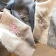 Replica Burberry classic horse embroidery check cashmere scarf 100 x 200