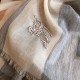 Replica Burberry classic horse embroidery check cashmere scarf 100 x 200