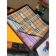 Replica Burberry Vintage Check Cashmere Silk Shawl 70 x 220