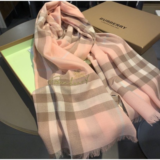 Replica Burberry Classic check Cashmere Shawl 70 x 220