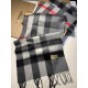 Replica Burberry Classic Medium Check Cashmere Shawl 40 x 180