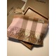 Replica Burberry Classic Medium Check Cashmere Shawl 40 x 180