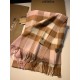 Replica Burberry Classic Medium Check Cashmere Shawl 40 x 180