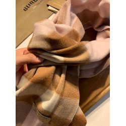 Replica Burberry Classic Medium Check Cashmere Shawl 40 x 180