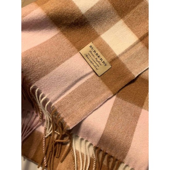 Replica Burberry Classic Medium Check Cashmere Shawl 40 x 180