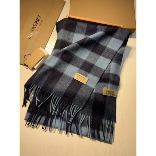 Replica Burberry Classic Medium Check Cashmere Shawl 40 x 180