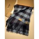 Replica Burberry Classic Medium Check Cashmere Shawl 40 x 180