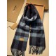 Replica Burberry Classic Medium Check Cashmere Shawl 40 x 180