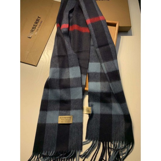 Replica Burberry Classic Medium Check Cashmere Shawl 40 x 180