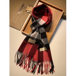 Fake Burberry Classic Medium Check Cashmere Shawl 40 x 180 Replica