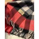 Fake Burberry Classic Medium Check Cashmere Shawl 40 x 180 Replica