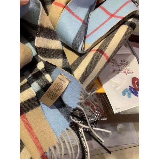 Replica Burberry Classic check Cashmere Shawl 30 x 250
