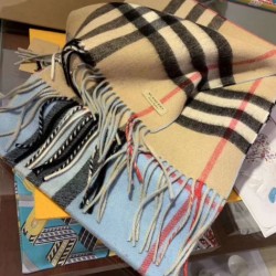 Replica Burberry Classic check Cashmere Shawl 30 x 250