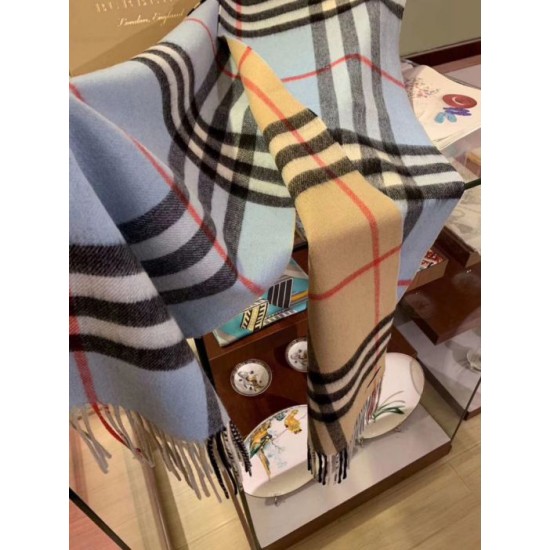 Replica Burberry Classic check Cashmere Shawl 30 x 250