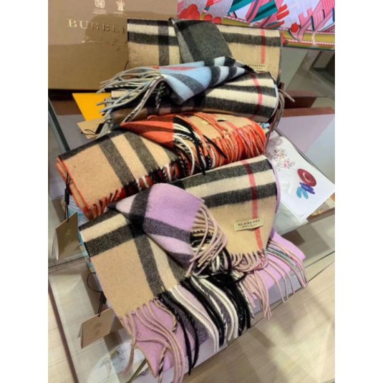 Replica Burberry Classic check Cashmere Shawl 30 x 250