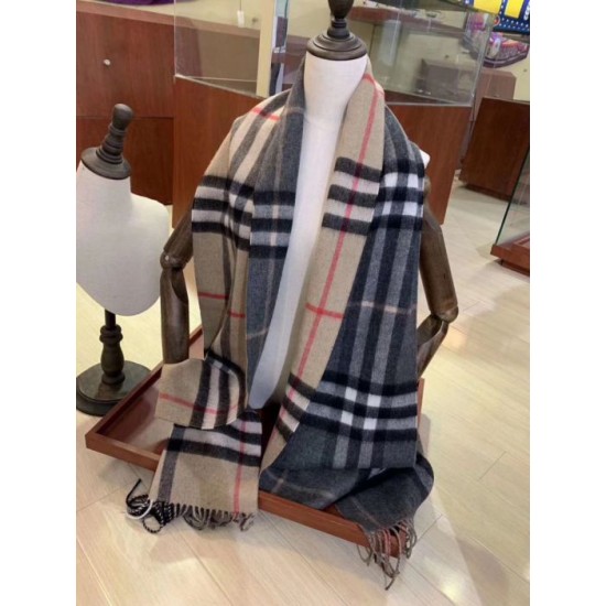Fake Burberry Classic check Cashmere Shawl 30 x 250 Replica