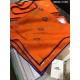 Replica Hermes fun horsehead cashmere silk Shawl 140 Orange