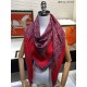 Replica Hermes fun horsehead cashmere silk Shawl 140 Red