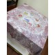Replica Hermes flower wing brocade cashmere silk Shawl 140 Rose