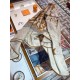 Replica Hermes Cashmere silk Shawl 140 Off-white